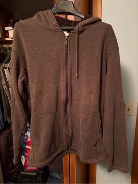 Men's Ugg Brown Full-Zip Hoodie Sweatshirt
